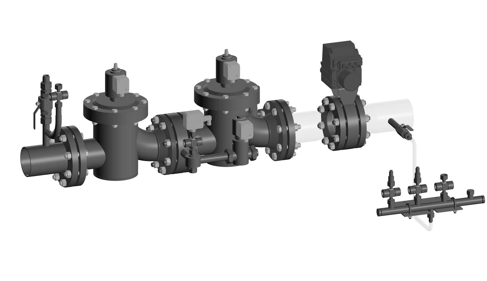 Блок клапанов газовых АМАКС-БГ1Э-50