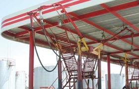 Стояк налива в автоцистерны для темных нефтепродуктов СНА-100