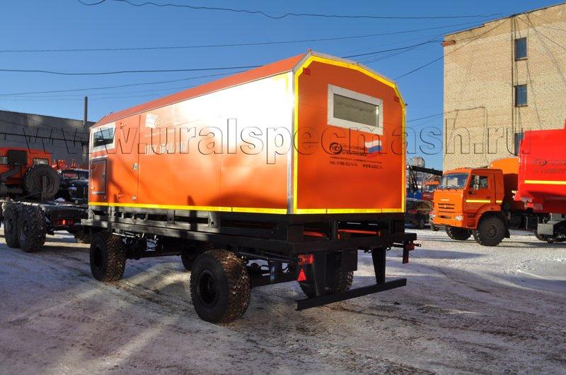 Передвижная паропромысловая установка ППУА 1600/100 на прицепе