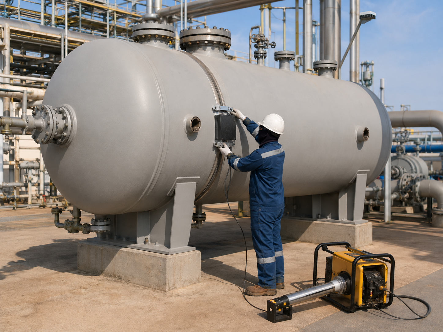 Радиографический контроль нефтегазовых сепараторов 