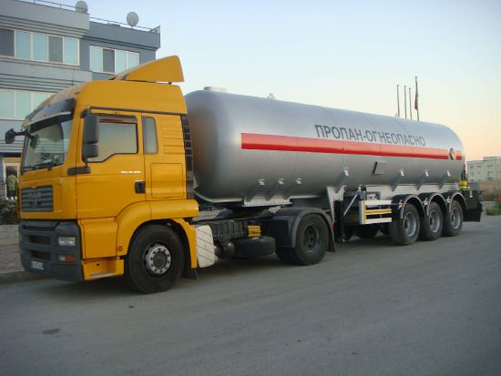 Услуги автомобильных газовозов