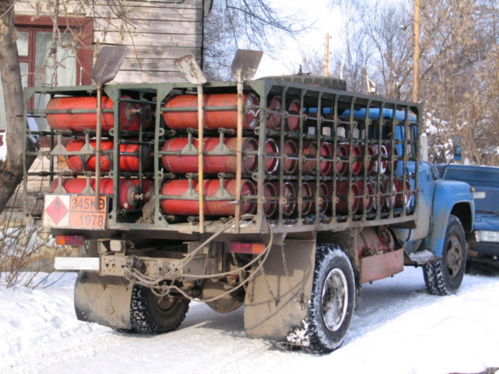 Услуги автомобильных газобаллоновозов