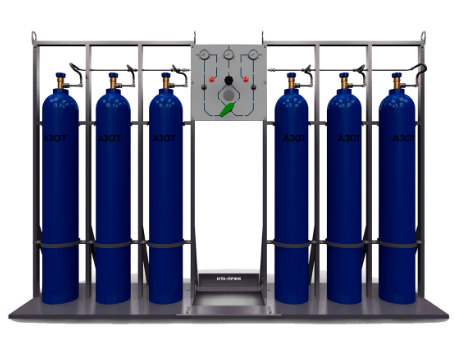 Cистема непрерывной подачи газа