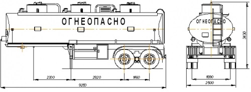 Полуприцеп-цистерна НЕФАЗ-96742-06 