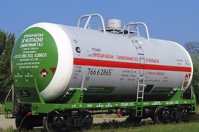 Услуги по железнодорожной транспортировке углеводородных газов