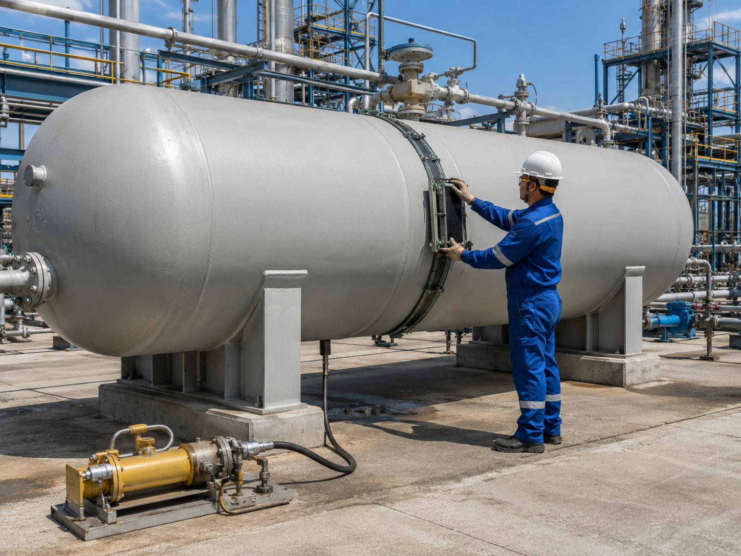 Радиографический контроль резервуаров для хранения сжатого газа